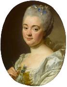 Alexander Roslin Portrait of the artist Marie Therese Reboul wife of Joseph-Marie Vien Sweden oil painting artist